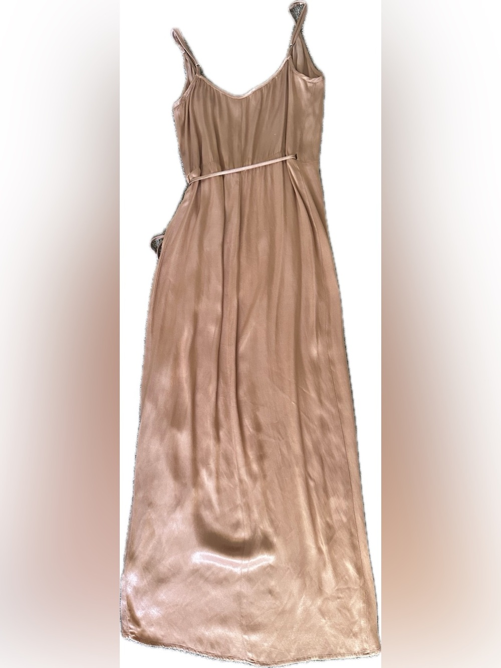 WAYF Tegan Satin Wrap Dress - Picture 7 of 9